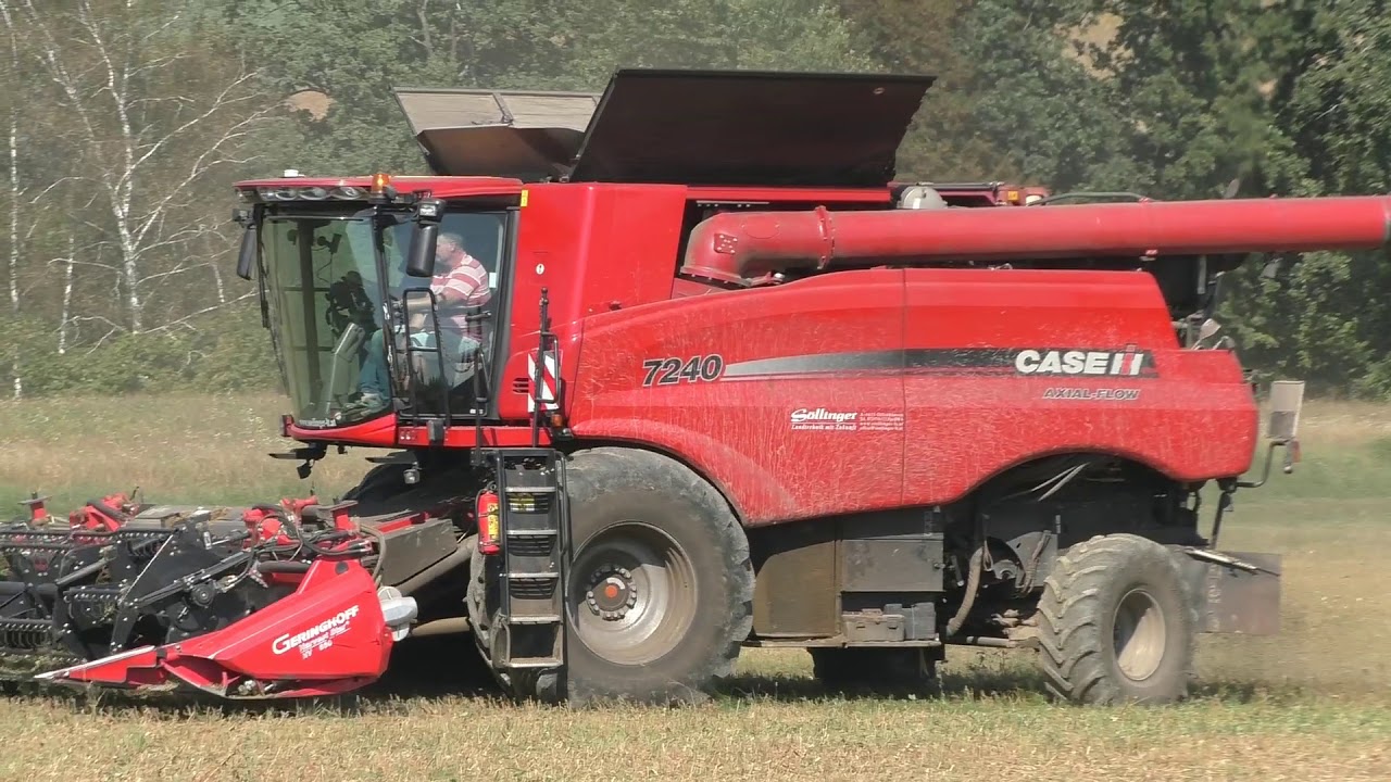 Getreide Ernte 2018 von Sojabohnen Case Ih Axial Flow®  Case Ih Axial Flow® Mähdrescher  Teil 3 3