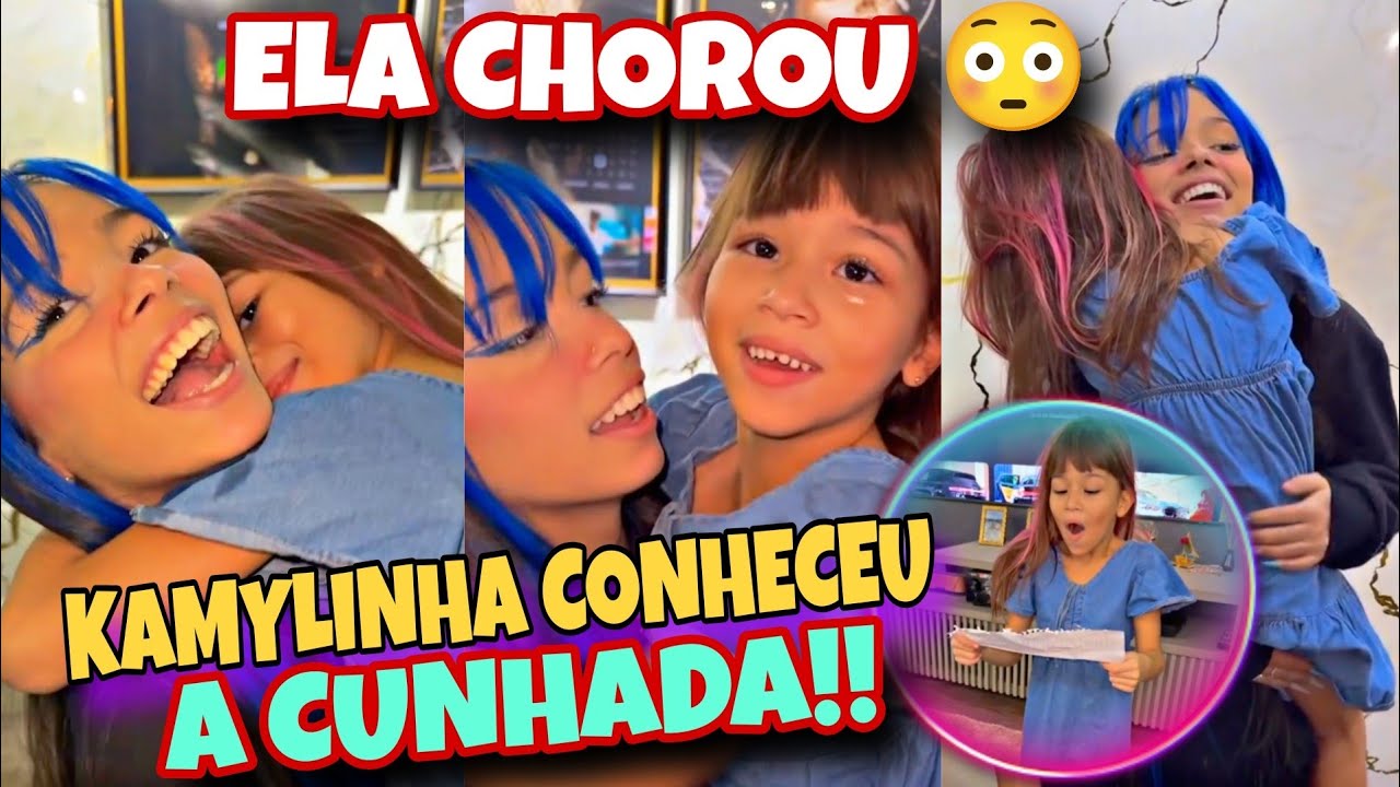 KAMYLINHA CONHECEU A CUNHADA E ELA CHOROU MUITO+ ELA FEZ CARTA PARA KAMYLA 😳🫢