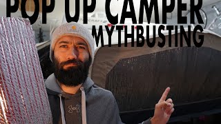 Pop Up Camper MYTHBUSTING | Does REFLECTIX Actually Work in the Cold?