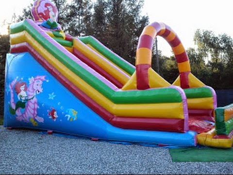 Playground Fun, Playground slide ,Bouncy Castle , Plac Zabaw dla dzieci ,zjeżdżalnia,Dmuchańce - YouTube