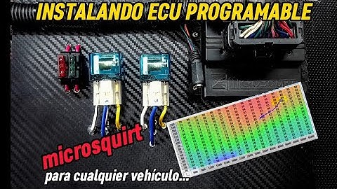 [COMO INSTALAR ECU PROGRAMABLE] MICROSQUIRT tuner studio