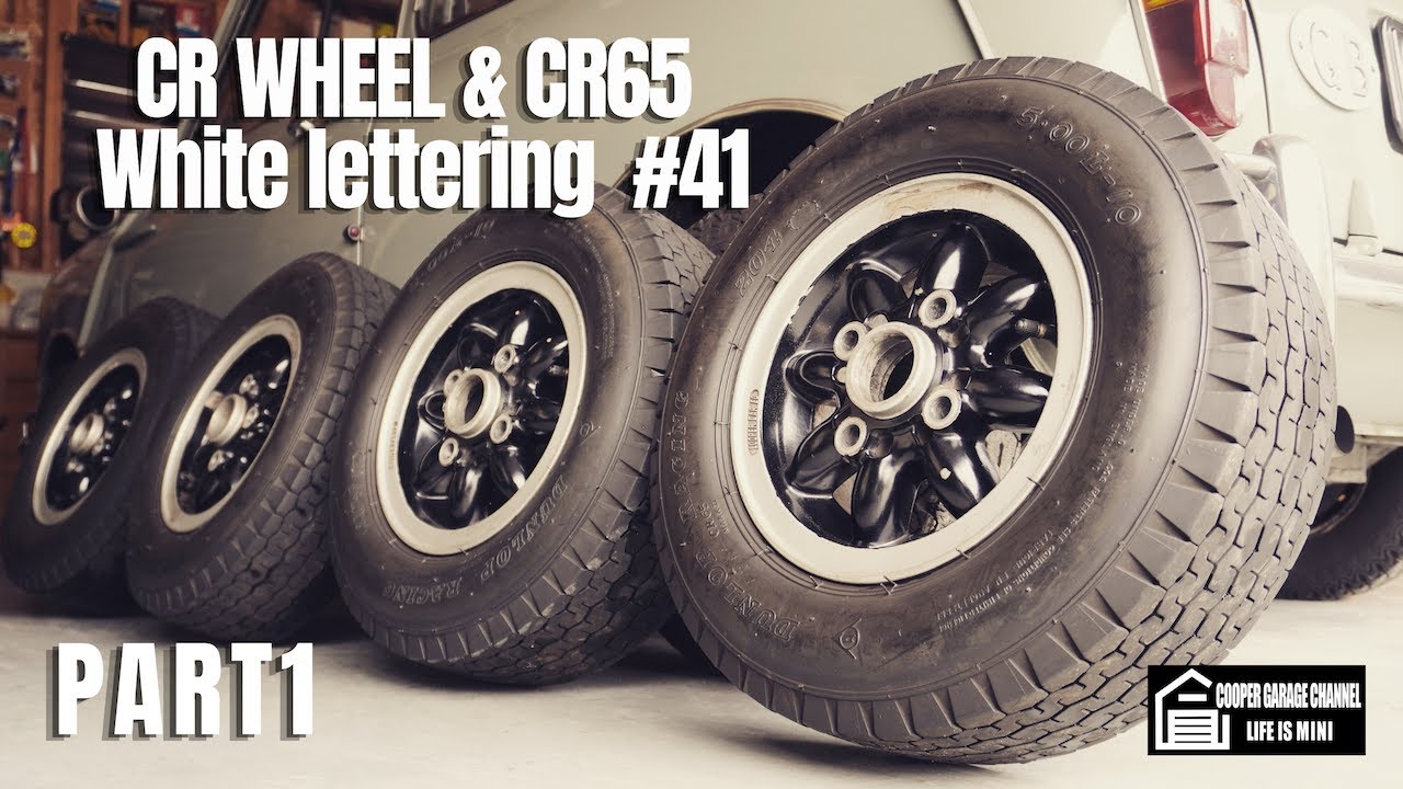 CR WHEEL & DUNLOP CR65 White Lettering PART1 #41 ホワイトレター