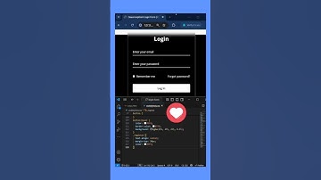 Simple Login Form Using HTML & CSS 🔐 | Clean & Modern UI Design