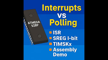 CSCI 2230 Interrupts vs Polling ISR, SREG I-bit, TIMSKx Explained with assembly code W12D2- F25-NMSU