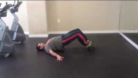 Hamstring Curl To Bridge - Foam Roller