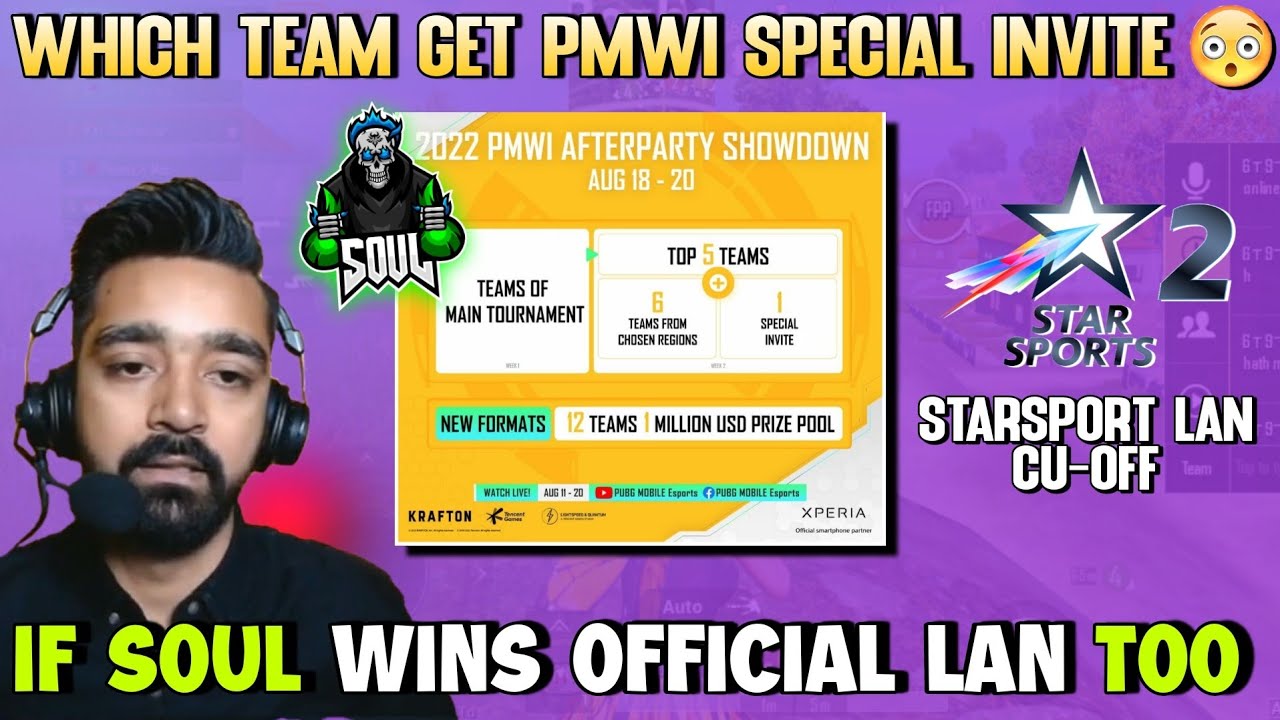 Which Team get PMWI Special Invite , If SouL wins Lan too🤔