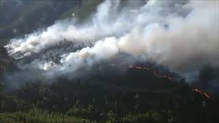 Estabilizado el fuego de Rubiá, que afecta a 200 hectáreas