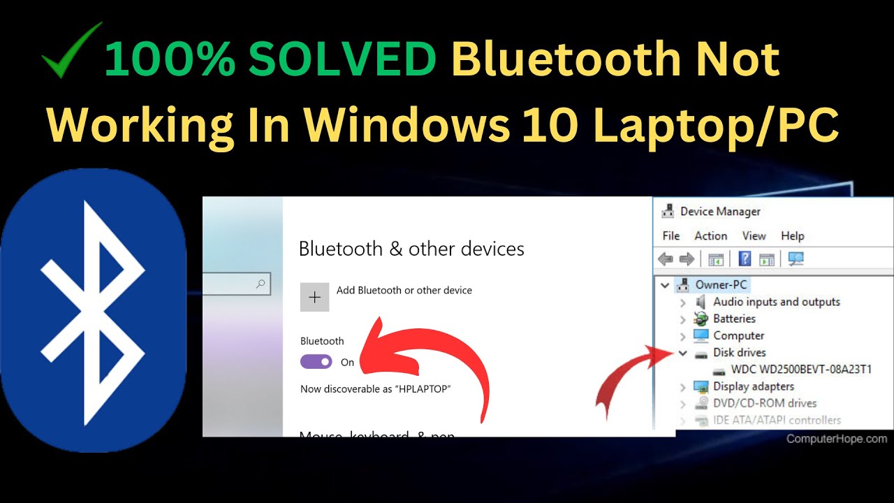 How to turn on Bluetooth in Windows 10 - Troubleshooting steps to fix Bluetooth problems