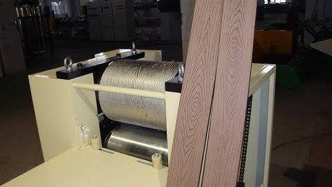 wood plastic composite WPC embossing machine/wpc profile embossing machine/wpc embosser