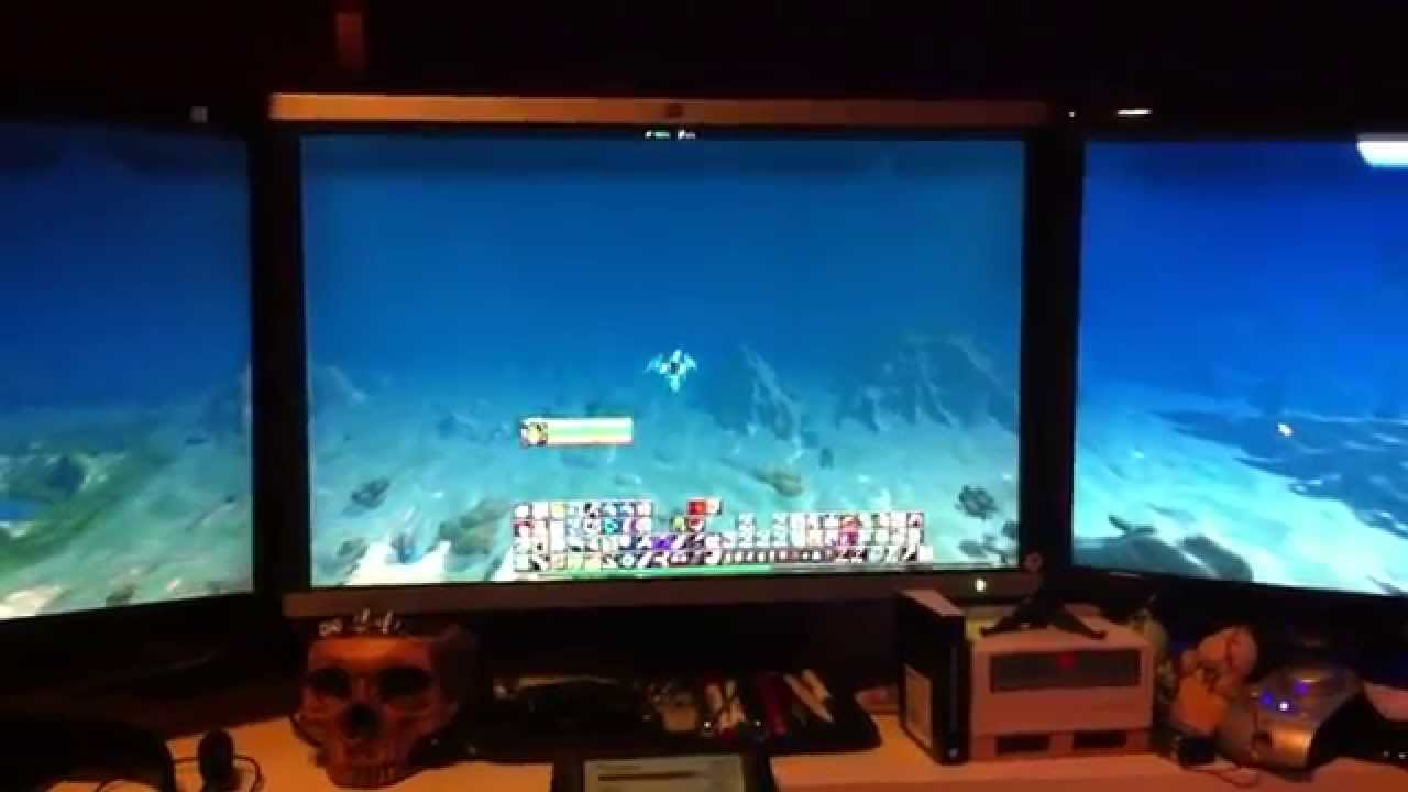 WoW mit 3 Monitoren - YouTube