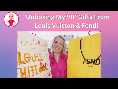 Unboxing My VIP Gifts From Louis Vuitton & Fendi