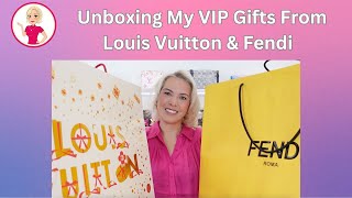 Unboxing My VIP Gifts From Louis Vuitton & Fendi