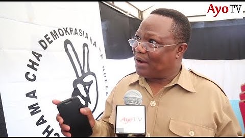 Tundu Lissu: kwanini sikutokea Lowassa akijiunga CHADEMA?