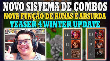 UM BOTÃO = 3 MAGIAS! O NOVO SISTEMA É INSANO! TEASER 4 WINTER UPDATE