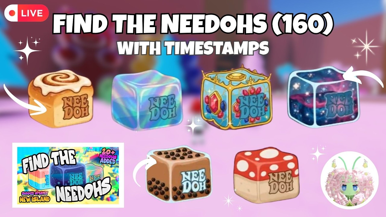 Needohs Boo (WITH TIMESTAMPS) How to find EVERY Needoh 🦠🫟! (160) | Find the Needohs ...