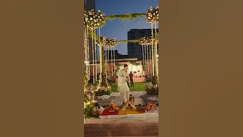 vip event 🥶 #youtubeshorts #viralwedding #decoration #bridegroom #wedding #event #indianwedding #fun