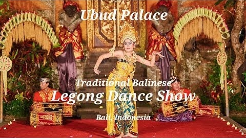 Ubud Palace Traditional Balinese Legong Dance Show Bali | Indonesia | Full Video #trending