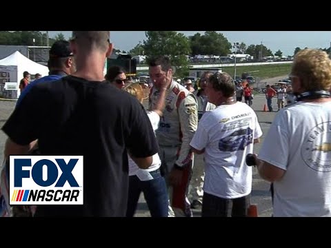 Max Papis Gets Slapped After NASCAR Truck Race at Canadian Tire Motorsports Park