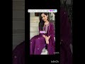 Jannat zubair in purple 💜 colour outfits #shortvideo #fashion #dressess