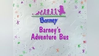 Barney Song Compilation Barneys Adventure Bus