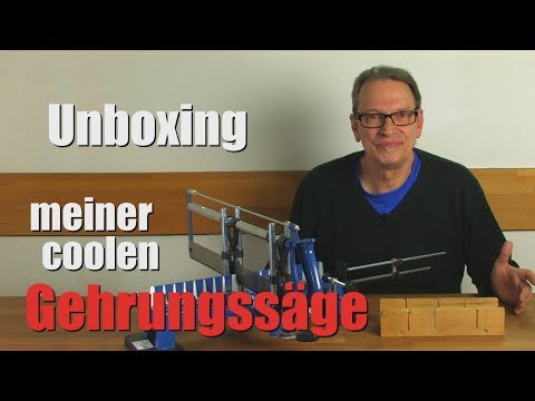 Unboxing the ALPHA® TOOLS miter saw vs. a conventional miter box