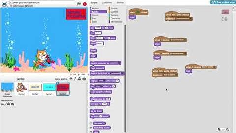 Scratch Choose Your Own Adventure