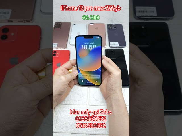 iPhone 13 pro max 256gb Mã Za/a 2 sim vật lí giá rẻ #giahuy #iphone #13promax #shorts