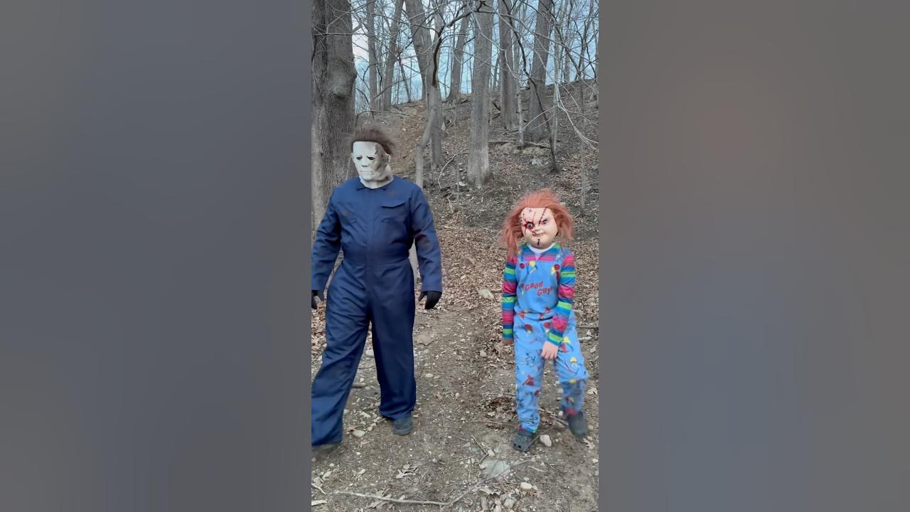 CHUCKY AND MICHAEL MYERS GOT ME!!! #chucky #chuckydoll #horror CHUCKY AND MICHAEL MYERS GOT ME!!! #chucky #chuckydoll #horror