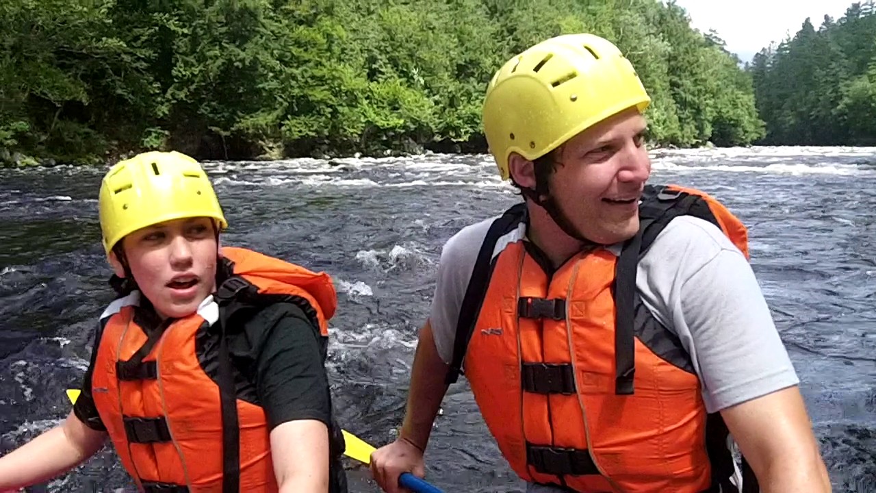 Whitewater Rafting the Delaware River - YouTube