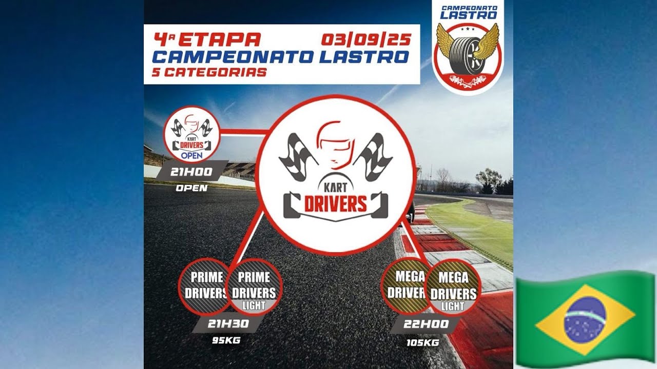 Ao Vivo - Kart Drivers - 03/09/2025