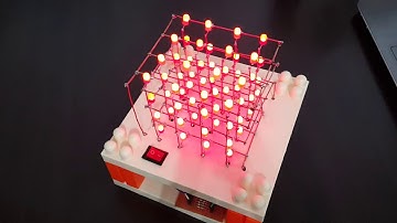4X4X4 LED CUBE WITH ARDUINO UNO