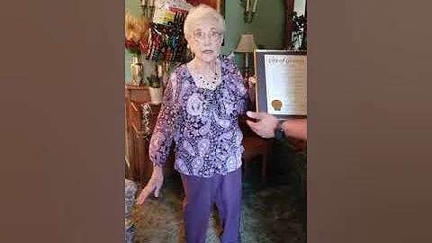 Mary Jorgensen - 100th Birthday