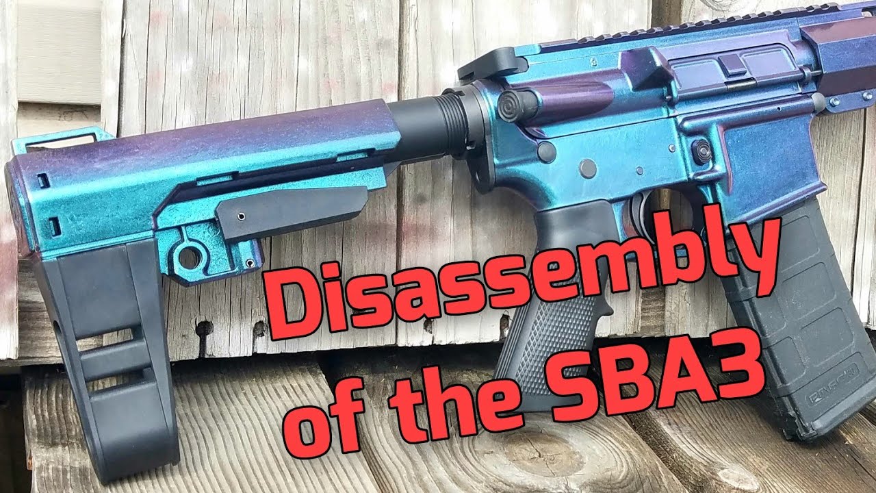 SBA3 arm brace prep for Cerakote, Duracoat or paint. #SBA3 #cerakote ...