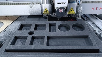 Milling and Cutting EVA Foam with Oscillating Knife Cutting Machine