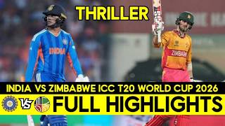 India vs Zimbabwe ICC T20 World Cup 2026 Full Match Highlights | IND vs ZIM | INDIA v ZIM HIGHLIGHTS