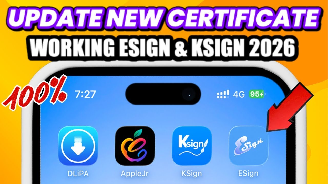 UPDATED Esign & Ksign iOS 2026 | Install IPA Files on iPhone or iPad NO PC