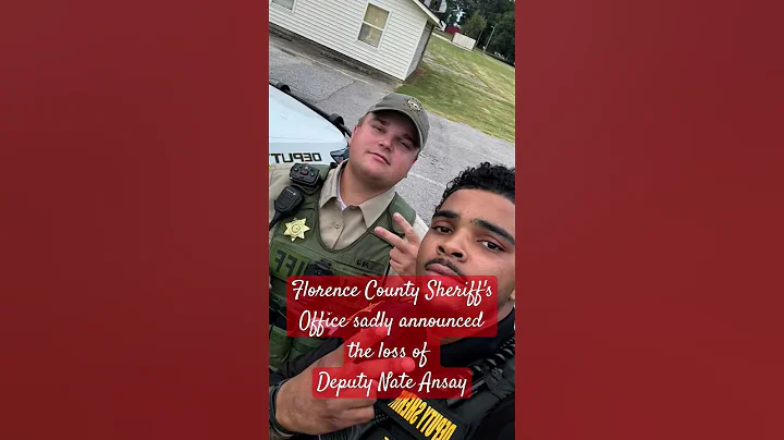 Florence County Sheriff's Office sadly announced the passing of Deputy Nate Ansay. #police