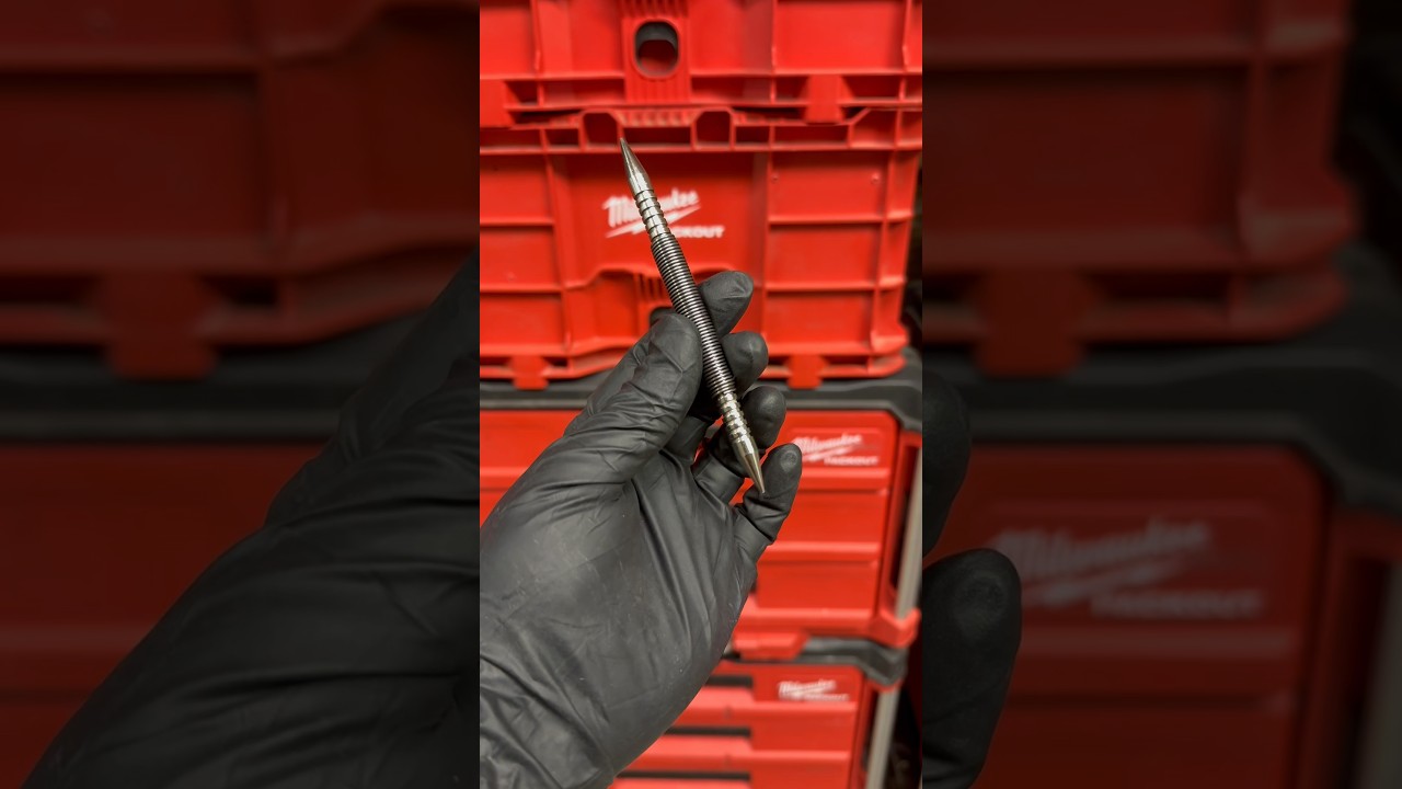 Spring Punch Nail Setter!This this is awesome help set nails with using a hammer 🙌