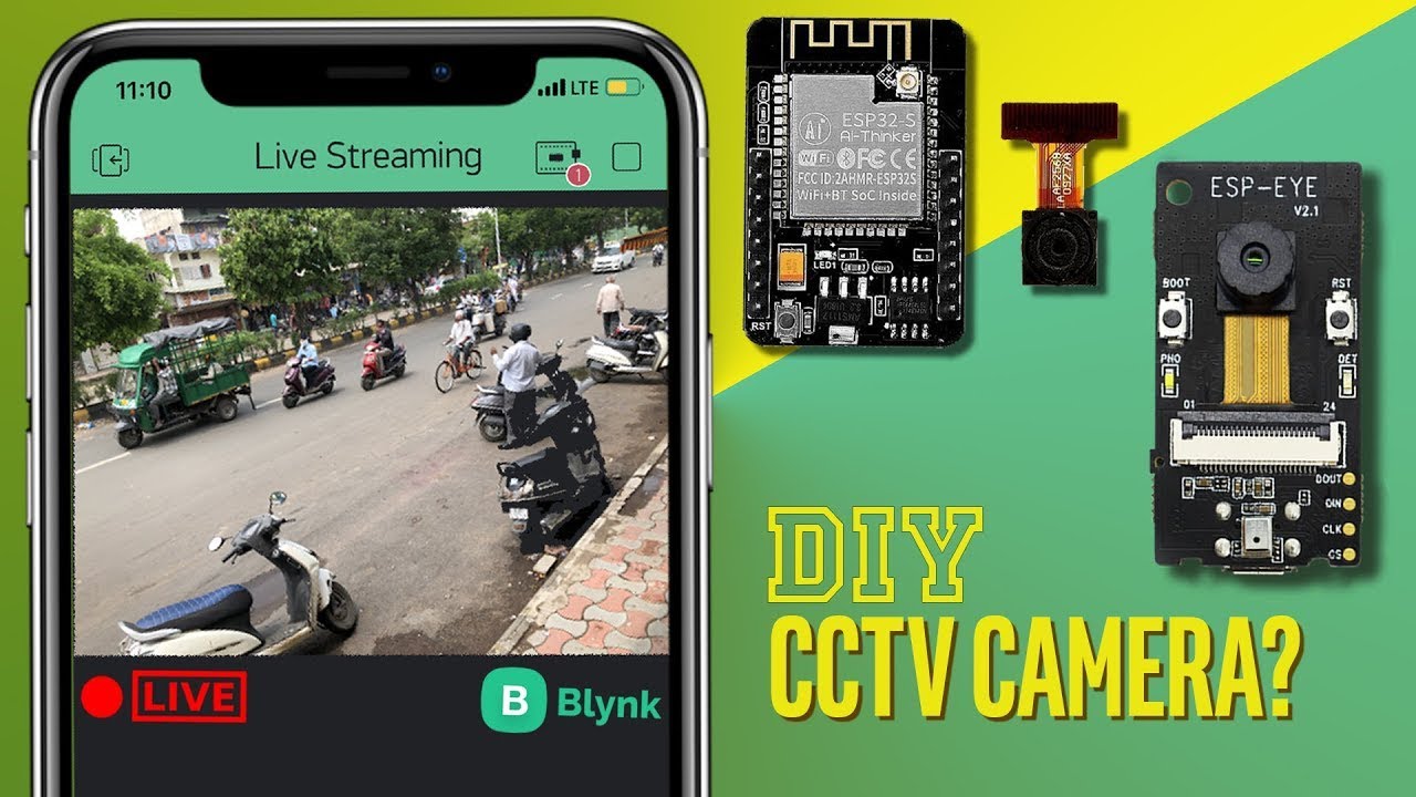 Blynk/VLC Live Video Streaming using ESP32 cam/ESP eye