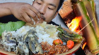 Fresh Local Fish Perfectly Steamed In Bamboo Naga Style Kents Vlog