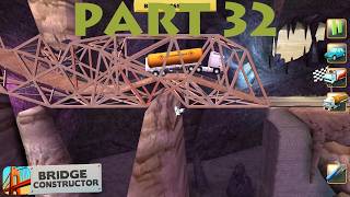 Lets Play Bridge Constructor #032 in SlopeMania Tiltin Islands East zwei weiter Tankwagen brücken