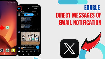Enable Direct Messages Of Email Notification On X. |Technologyglance