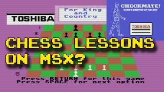 A Different Type of Chess Game - Checkmate! First Moves in Chess (MSX, 1985)