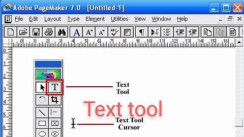 Text tool | text tool in PageMaker 7.0 | DTP tutorial in Hindi | raims it