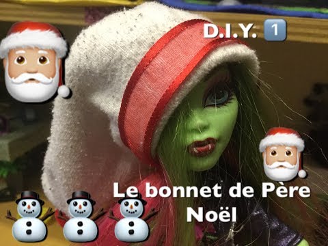 D.I.Y. {1} Bonnet Normal / De Père Noël Pour Poupée