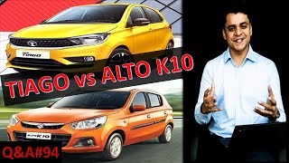 Bs6 Tata Tiago Vs Alto K10 I कौनसी Car बेहतर ? Detailed Comarison I Q&A#94  - Youtube Bs6 Tata Tiago Vs Alto K10 I कौनसी Car बेहतर ? Detailed Comarison I Q&A#94  - Youtube