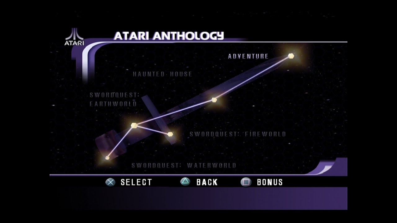 Atari Anthology - PS2 - Adventure Games Section - Full Playthrough - All Games