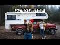 We Traded Our RV for a Vintage 4x4 Truck Camper!? 😍 FULL TOUR + Heading up to CANADA!