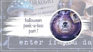 Halloween peek-a-boo page | part 1 | Maremi Collage