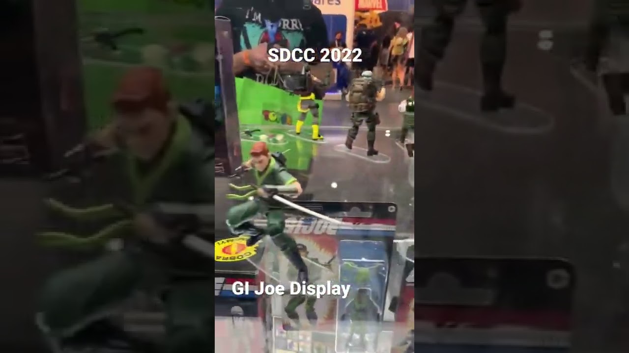 SDCC 2022 GI Joe Display 